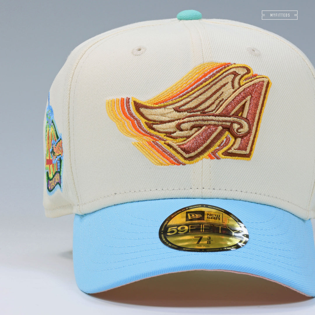AH MURDERZ × MLB × NEW ERA® Angels ANAHEIM ANGELS 40TH ANNIVERSARY CASCADING ANIMAL CROSSING INSPIRED