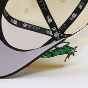 MILWAUKEE BUCKS NBA HARDWOOD CLASSICS OFF WHITE 9FIFTY A-FRAME NEW ERA SNAPBACK