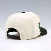 MILWAUKEE BUCKS NBA HARDWOOD CLASSICS OFF WHITE 9FIFTY A-FRAME NEW ERA SNAPBACK