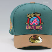 ATLANTA BRAVES 1995 WORLD SERIES CHAMPIONS ATLANTA 1996 OLYMPICS INSPIRED NEW ERA CAP