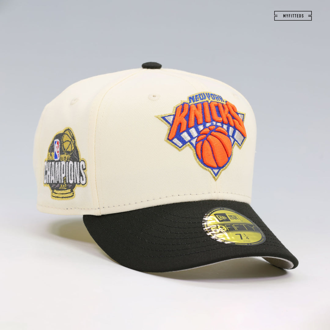 NEW YORK KNICKS 2025 - 2026 NBA CHAMPIONS OFF WHITE JET BLACK NEW