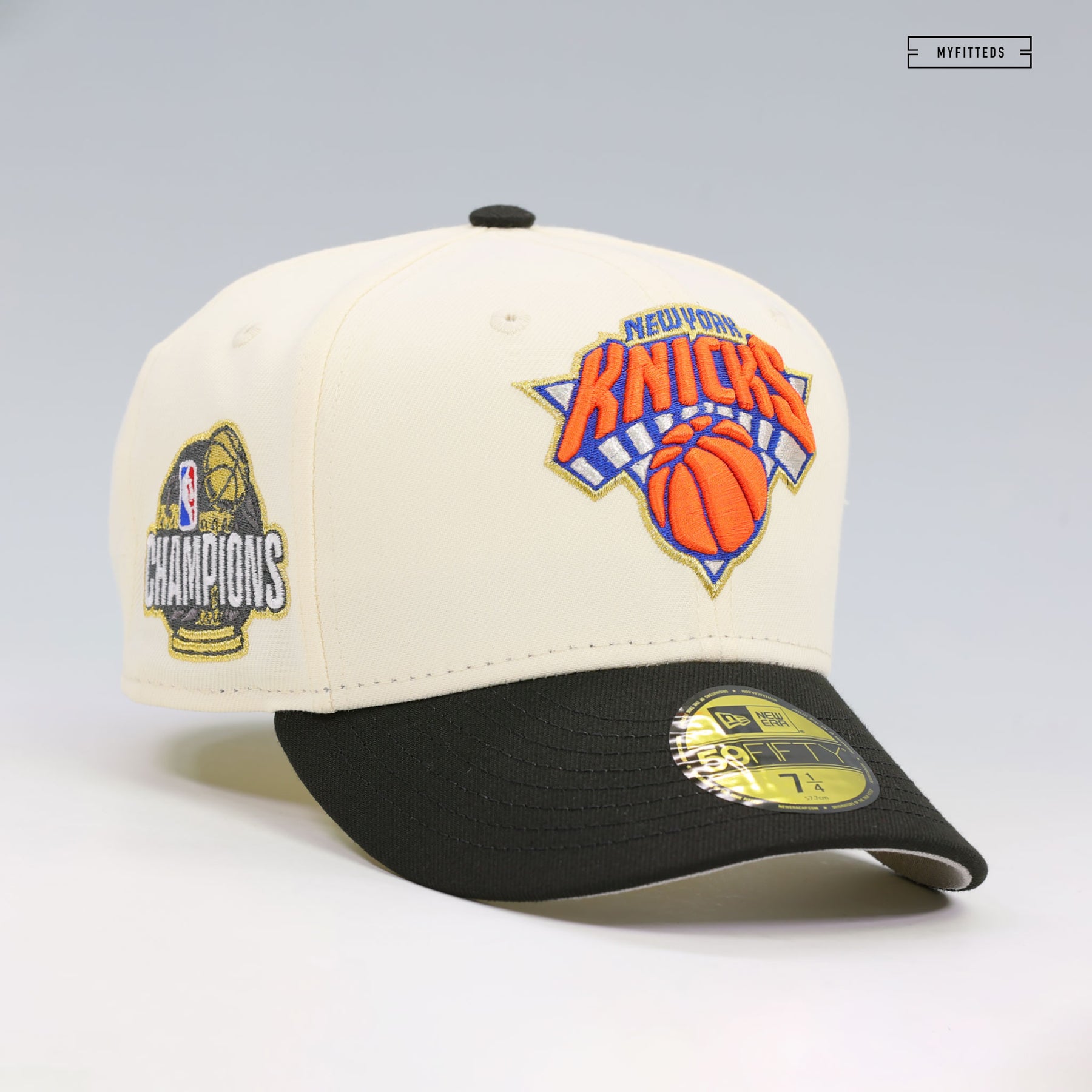 NEW YORK KNICKS 2025 - 2026 NBA CHAMPIONS OFF WHITE JET BLACK NEW