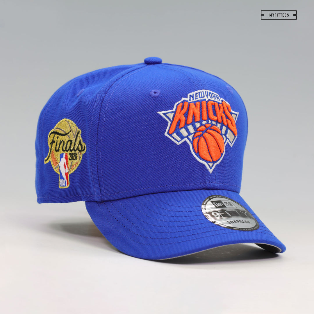 NEW YORK KNICKS 2026 NBA FINALS JERSEY PATCH BLUE SAPPHIRE PRIMARY