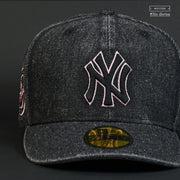 NEW YORK YANKEES 50TH YEAR ACID WASHED DENIM ELITE SERIES NEW ERA FITTED CAP