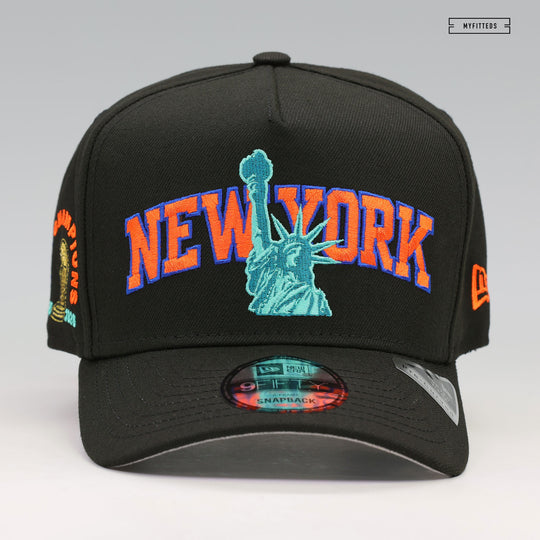NEW YORK KNICKS WORDMARK LIBERTY 2025-2026 NBA CHAMPS NEW ERA