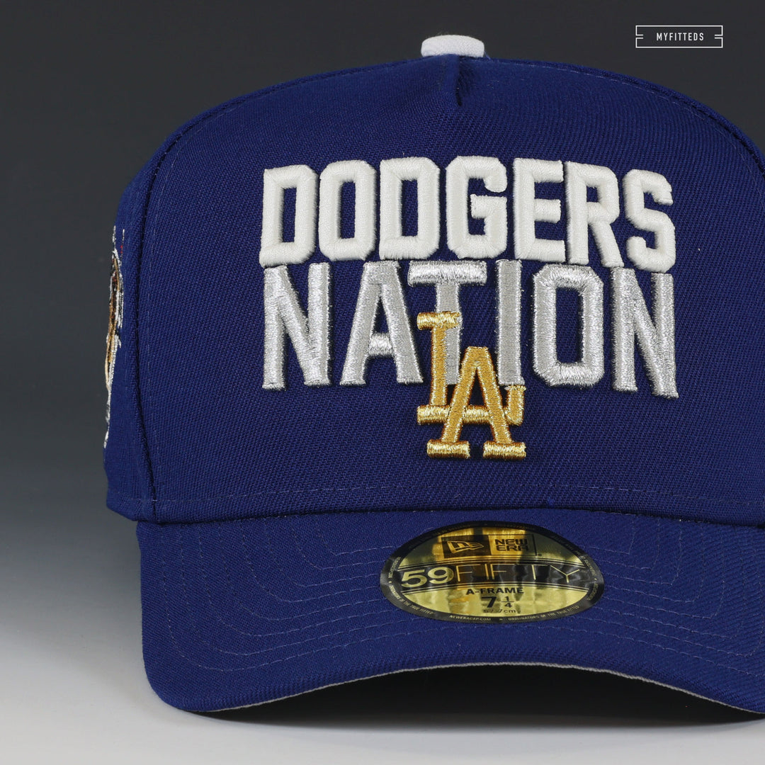 LOS ANGELES DODGERS DODGERS NATION A-FRAME 59FIFTY NEW ERA FITTED