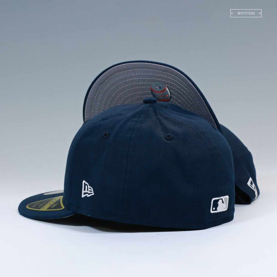 NEW YORK YANKEES SNAKE SCALE LOGO LOW PROFILE NEW ERA FITTED  display picture 3