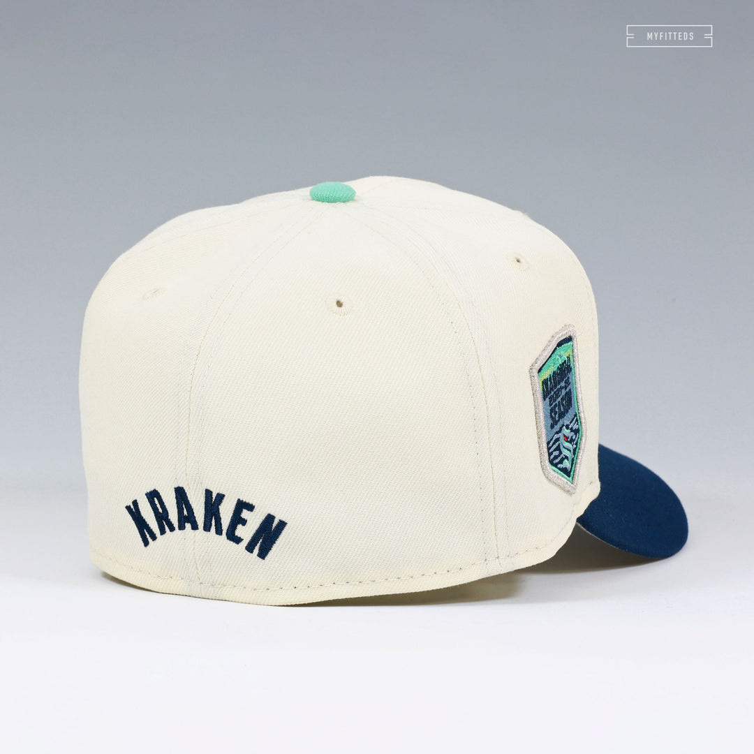 SEATTLE KRAKEN NHL 2021-2022 INAUGURAL SEASON OFF WHITE NEW  display picture 2