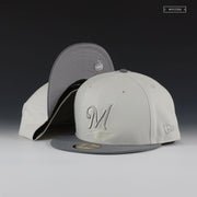 MILWAUKEE BREWERS "OUTER SPACE" MOON NEW ERA FITTED CAP
