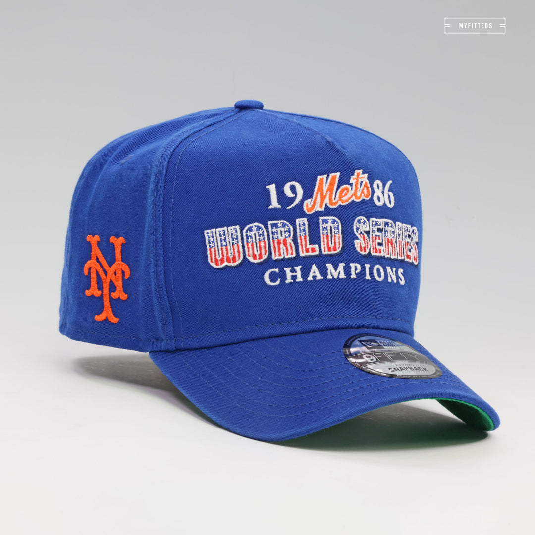 NEW YORK METS 1986 WORLD SERIES CHAMPIONS HISTORIC 9FIFTY NEW ERA