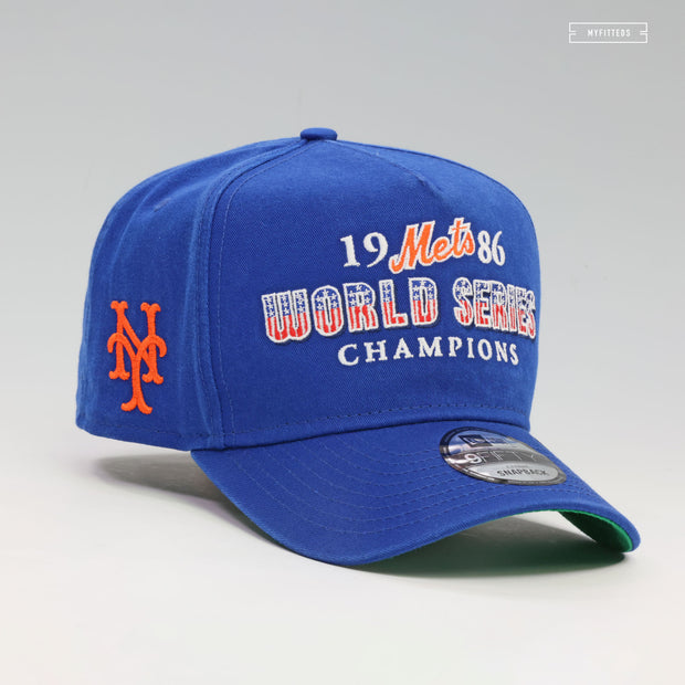 NEW YORK METS 1986 WORLD SERIES CHAMPIONS HISTORIC 9FIFTY NEW ERA