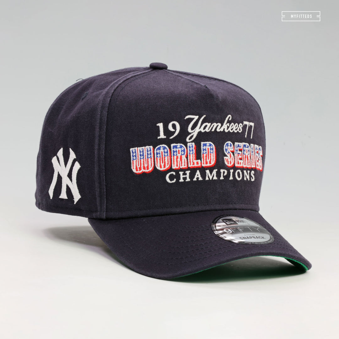 ニューヨーク　ヤンキース　1977ニューエラ キャップ NEW YORK YANKEES 1977 WORLD SERIES CHAMPIONS HISTORIC 9FIFTY NEW