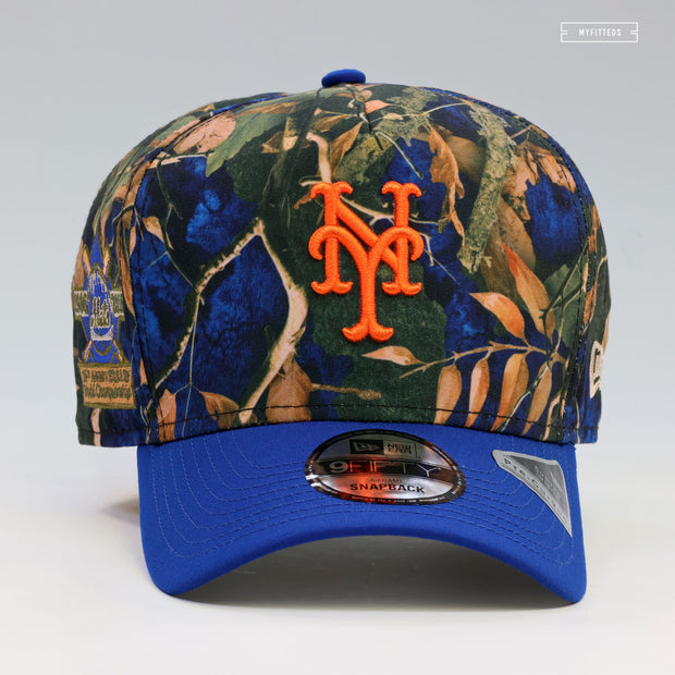 NEW YORK METS 1986 WORLD SERIES 30TH ANNIVERSARY LEAF CAMO 9FIFTY