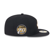 NEW ERA CAP 59FIFTY 70TH ANNIVERSARY SCRIPT 2024 59FIFTY DAY NEW ERA FITTED CAP