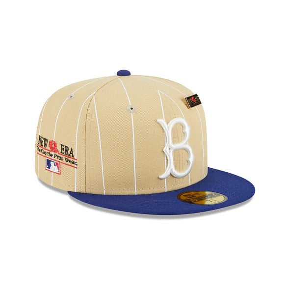BROOKLYN DODGERS PINSTRIPE 59FIFTY DAY NEW ERA FITTED CAP