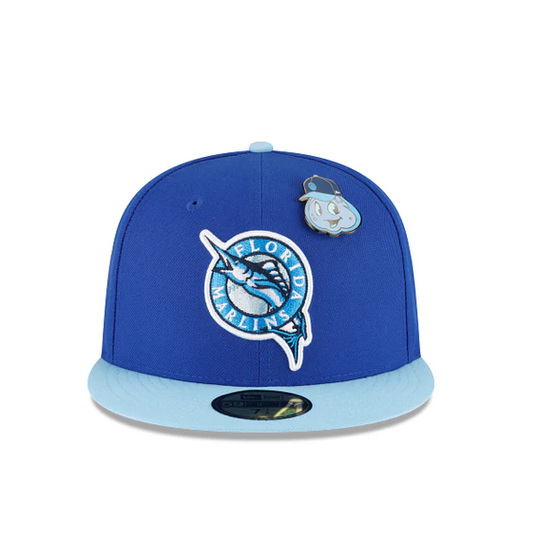 FLORIDA MARLINS WATER ELEMENT NEW ERA FITTED HAT