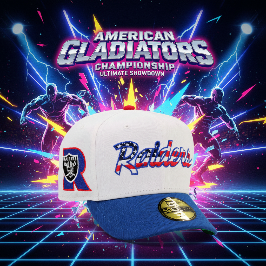 LOS ANGELES RAIDERS RAIDER NATION AMERICAN GLADIATORS INSPIRED NEW
