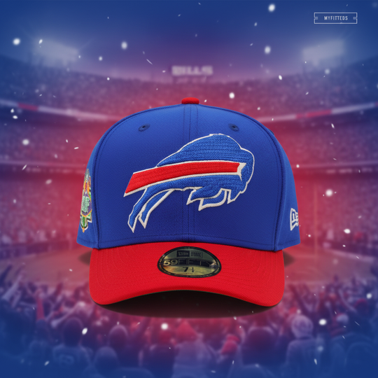 BUFFALO BILLS NFL KICKOFF 1993 BLUE SAPPHIRE RADIANT RED NEW ERA