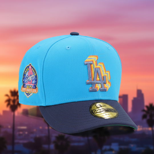 LOS ANGELES DODGERS 1958-2018 60TH ANNIVERSARY CASCADING LA SUNSET
