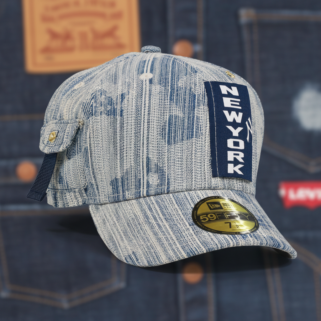 NEW YORK YANKEES ELITE SERIES DENIM TEARS X CPFM X LEVIS INSPIRED