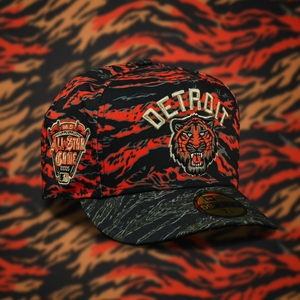 DETROIT TIGERS 2005 ALL-STAR GAME WHAT THE TIGER CAMO ELITE SERIES