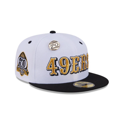 SAN FRANSISCO 49ERS 60 SEASONS 2024 59FIFTY DAY NEW ERA FITTED CAP