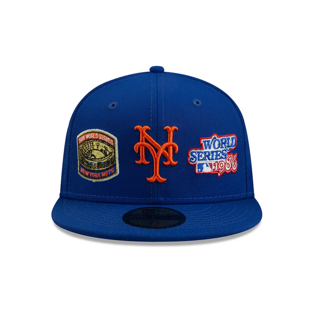 NEW YORK METS HISTORIC WORLD CHAMPIONS NEW ERA FITTED CAP