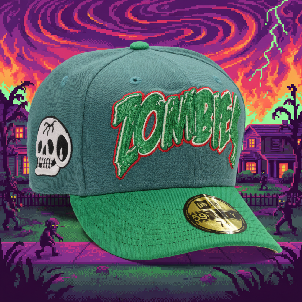 ZOMBIES ATE MY NEIGHBORS SNES GAME INSPIRED EMERALD GREEN NEW ERA