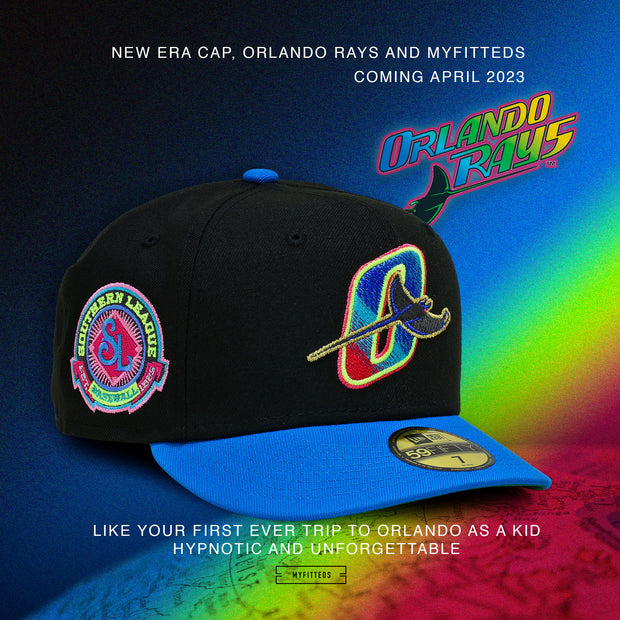 ORLANDO RAYS UNIVERSAL STUDIOS INSPIRED NEW ERA FITTED CAP – SHIPPING DEPT