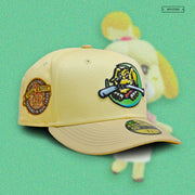 CHARLESTON RIVERDOGS "ANIMAL CROSSING ISABELLE INSPPIRED" NEW ERA FITTED CAP