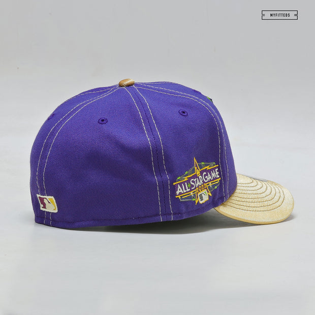 Mitchell & Ness - NBA Purple Fitted Cap - Los Angeles Lakers Team Origins Purple Fitted @ Hatstore