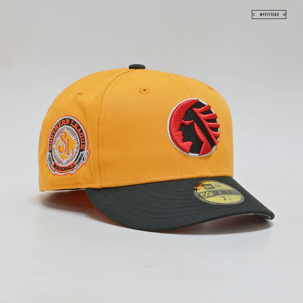 MEMPHIS CHICKS THE REAL SIMPLE PACK YUKON GOLD 2 TONE NEW ERA FITTED CAP