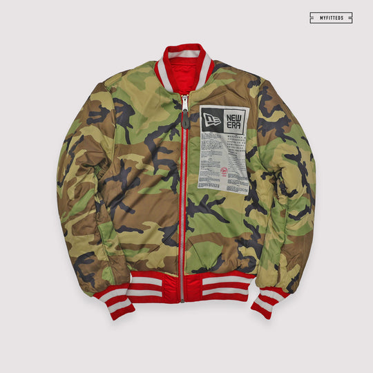 NEW ERA X ALPHA INDUSTRIES ST. LOUIS CARDINALS REVERSIBLE BOMBER