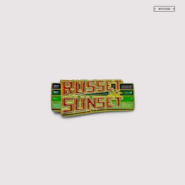 RUSSET SUNSET #012 ENAMEL PIN PRESS START!